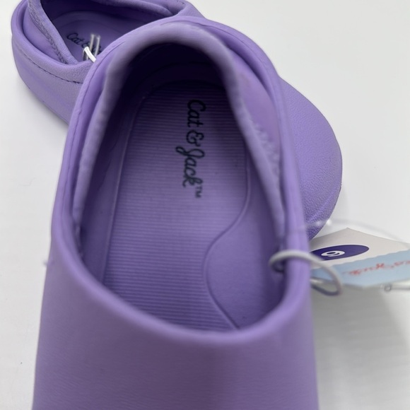 NWT Cat & Jack Toddler Girls Purple Rowan Pull-On Slip On Water Shoes Size 6 - Picture 8 of 10